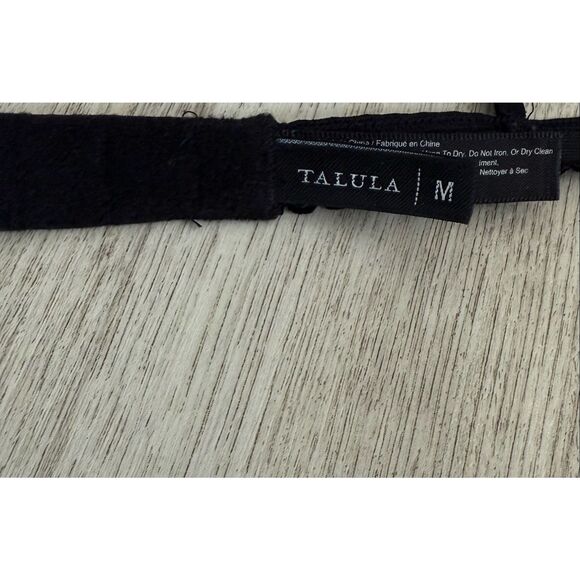 Aritzia Talula Monterey Medium Black V Neck Bralette Bra - Picture 7 of 8